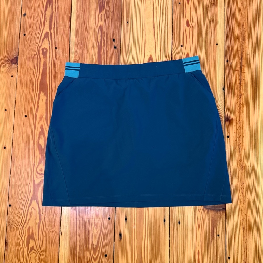 Athleta Teetime Skort Women’s Large Blue Golf Pickleball Tennis Activewear